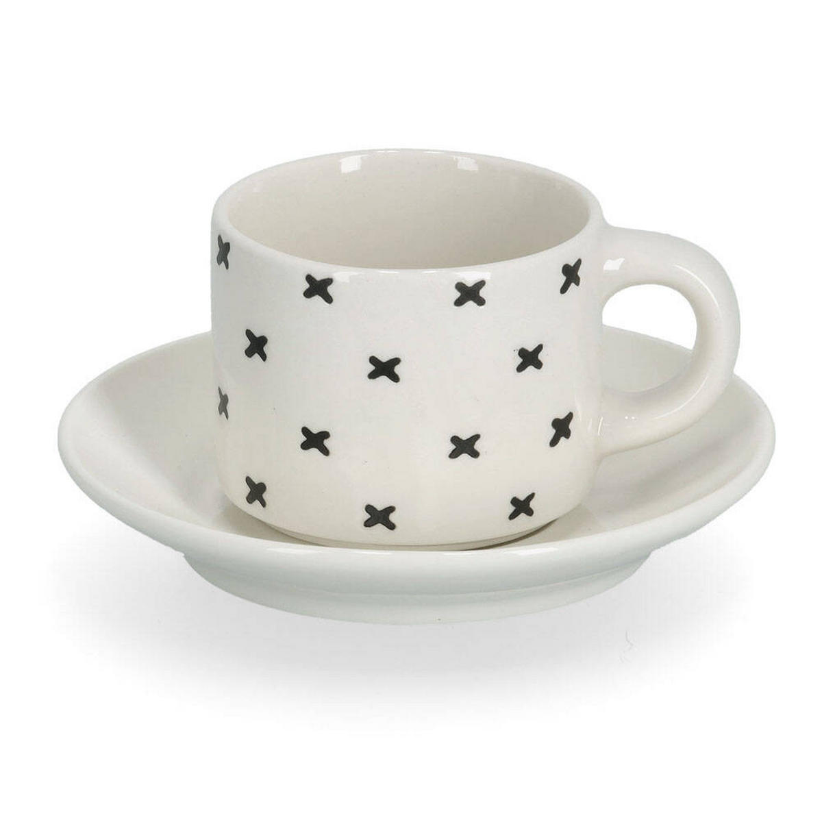 ESPRESSOTASSEN 60 ml 8-teilig - Weiß, Keramik (70L)