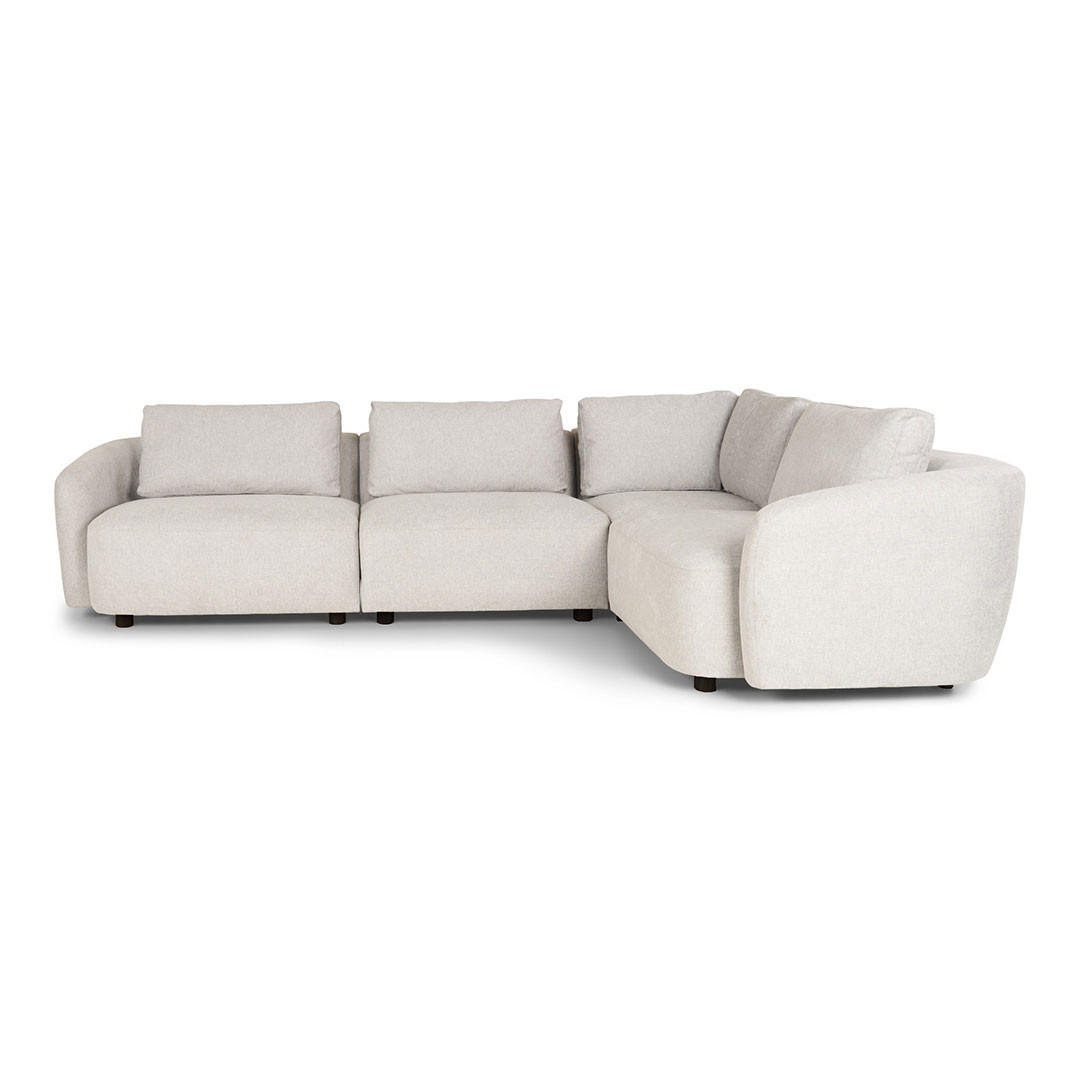 ECKSOFA Bergen Stoff Beige - Beige, Textil (205/297cm) - ebuy24