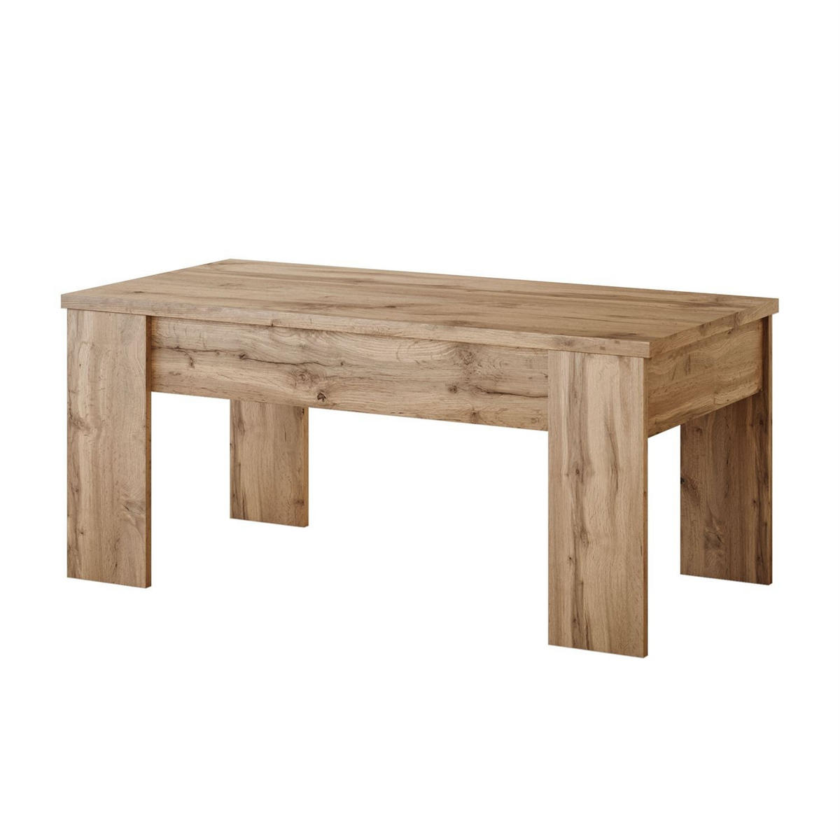 COUCHTISCH APERTO, Eiche Wotan - Eiche Wotan, Holzwerkstoff (100/45/50cm) - Lookway