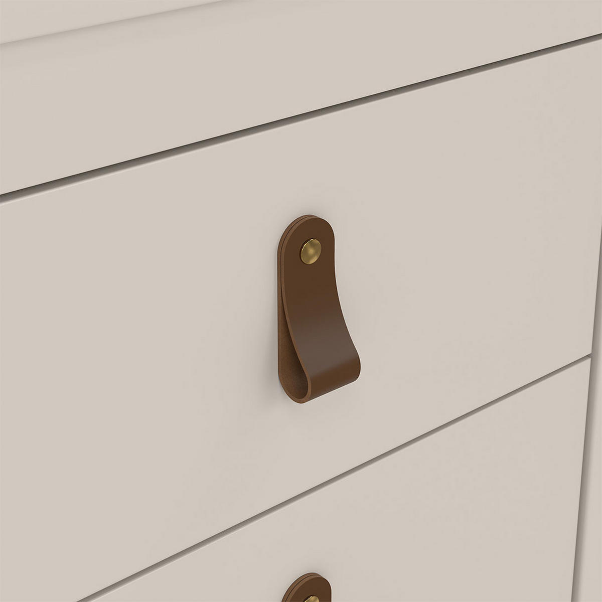 NACHTTISCH, Madrid, Kaschmir, Holzwerkstoff, 44 x 39 x 54 cm - Kaschmir, Holzwerkstoff (44/54/39cm) - ebuy24