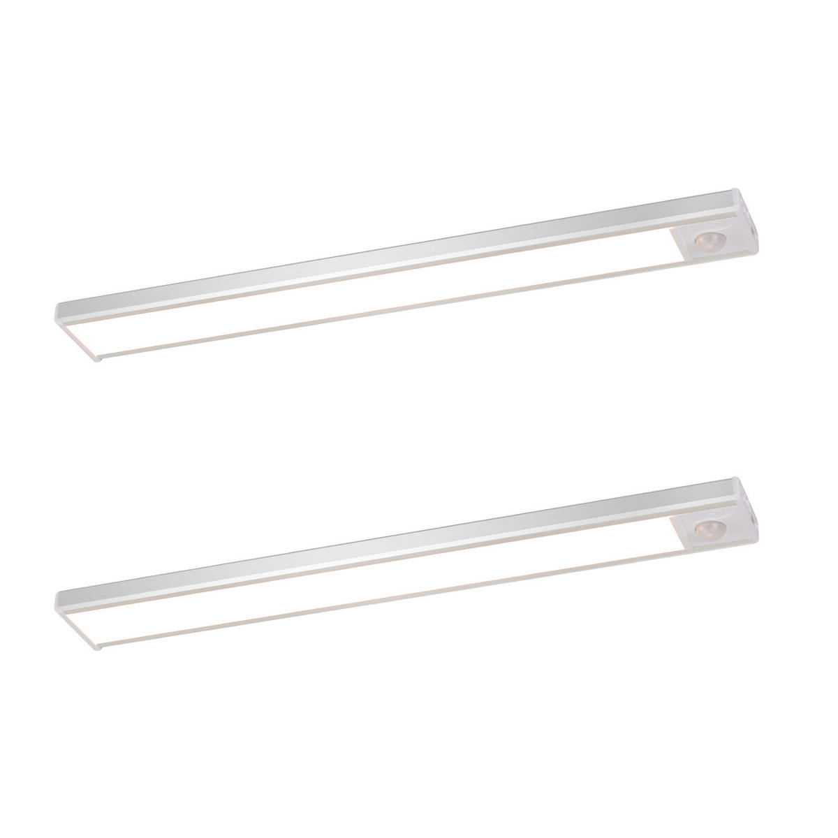 WANDLEUCHTE Glanzflügel 4/1/30 cm (2er-set) - Silberfarben, Metall (4/1/30cm) - ZMH