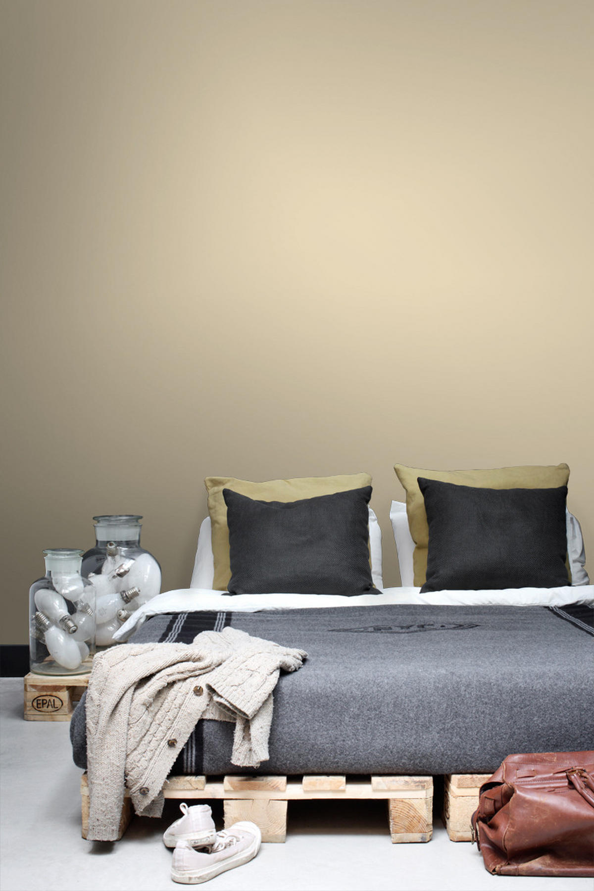 TAPETE Uni 53 cm x 10.05 m - Beige, Papier (53/1000cm) - ESTAhome