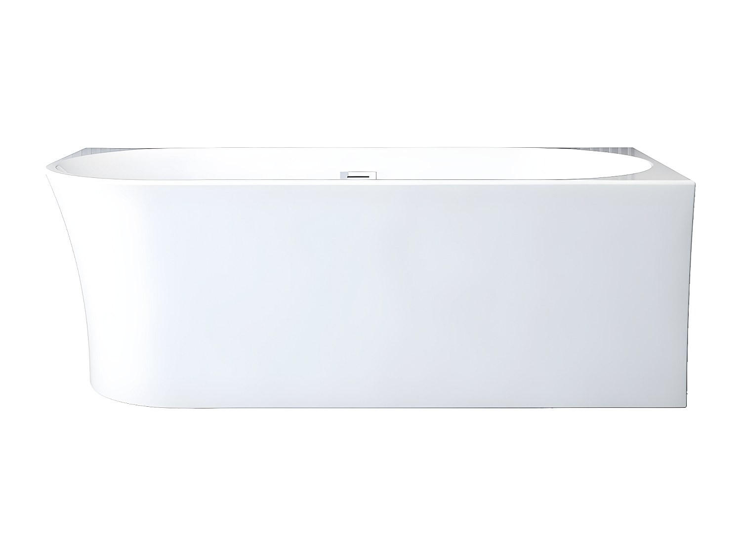 BADEWANNE (Standard) - 1 Person - Acryl - Weiß - - Weiß, Kunststoff (150/59/75cm) - Vente-Unique