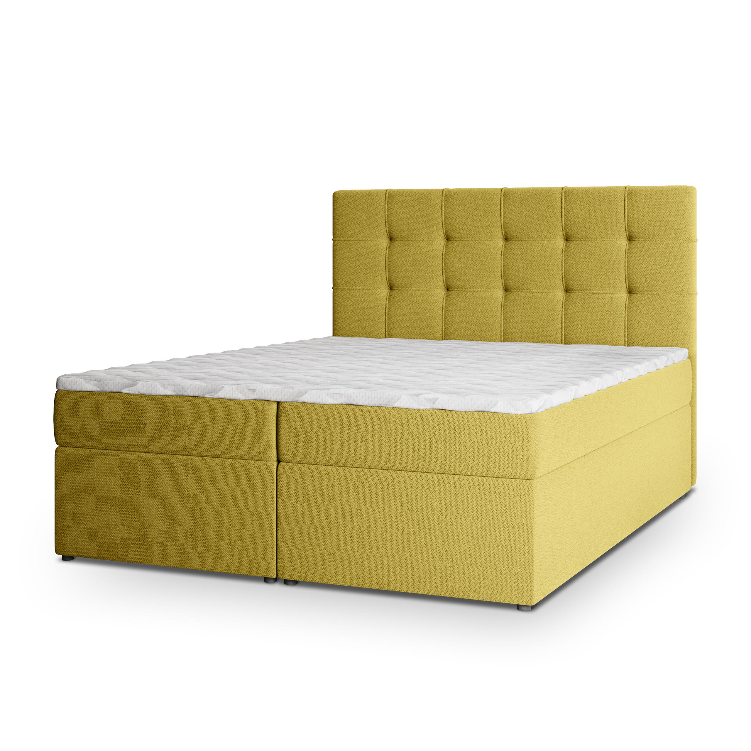 Masseno Boxbett Gelb 140x200 cm