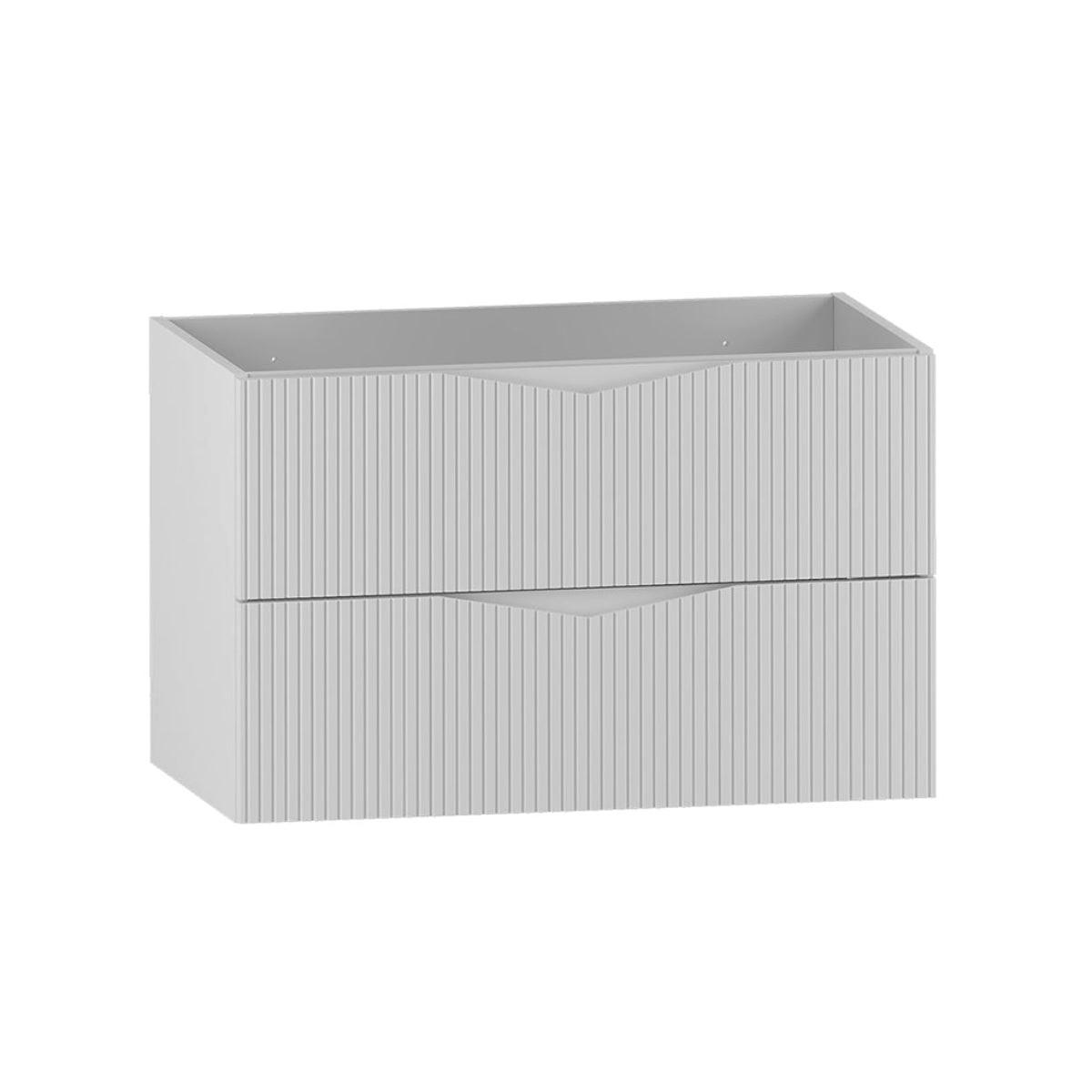 WASCHTISCHUNTERSCHRANK 80cm Tao Weiß - Weiß, Holzwerkstoff (80/50/46.5cm) - Petits-meubles