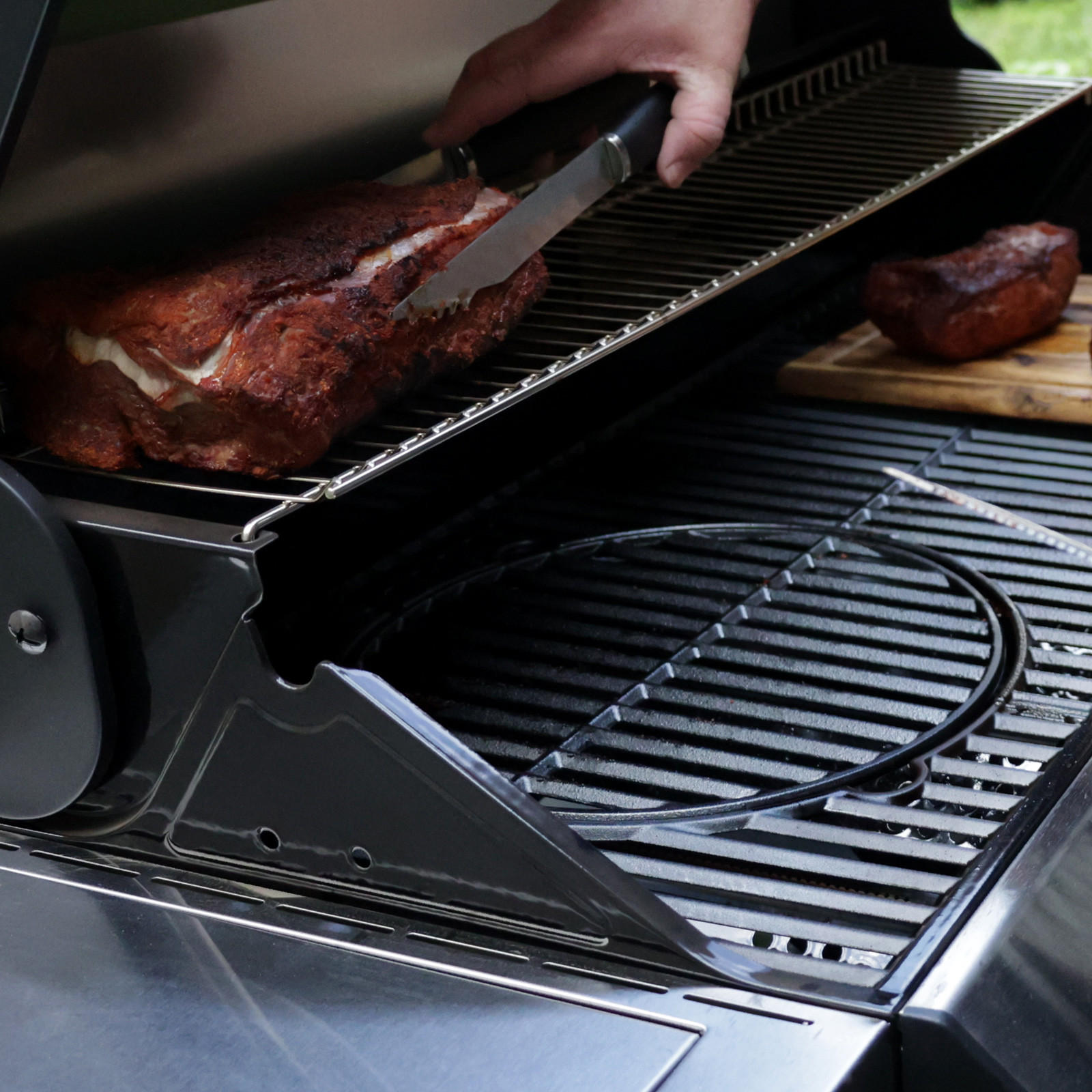GRILLROST Flex Gusseisen - Schwarz, Metall (48/42cm) - TAINO