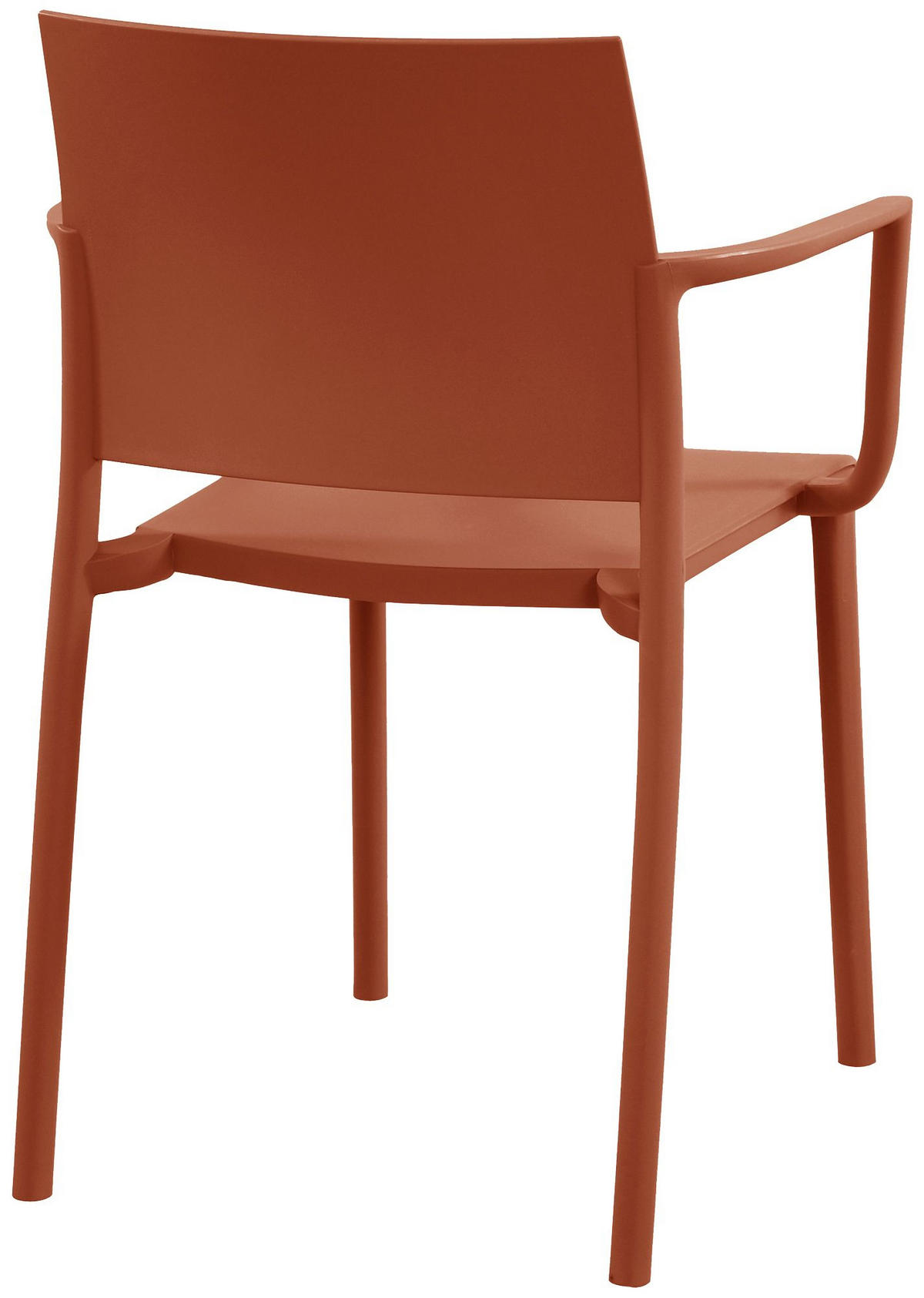 GARTENSTUHL Kunststoff Terracotta - Terracotta, Kunststoff (57/81/52cm) - CLP
