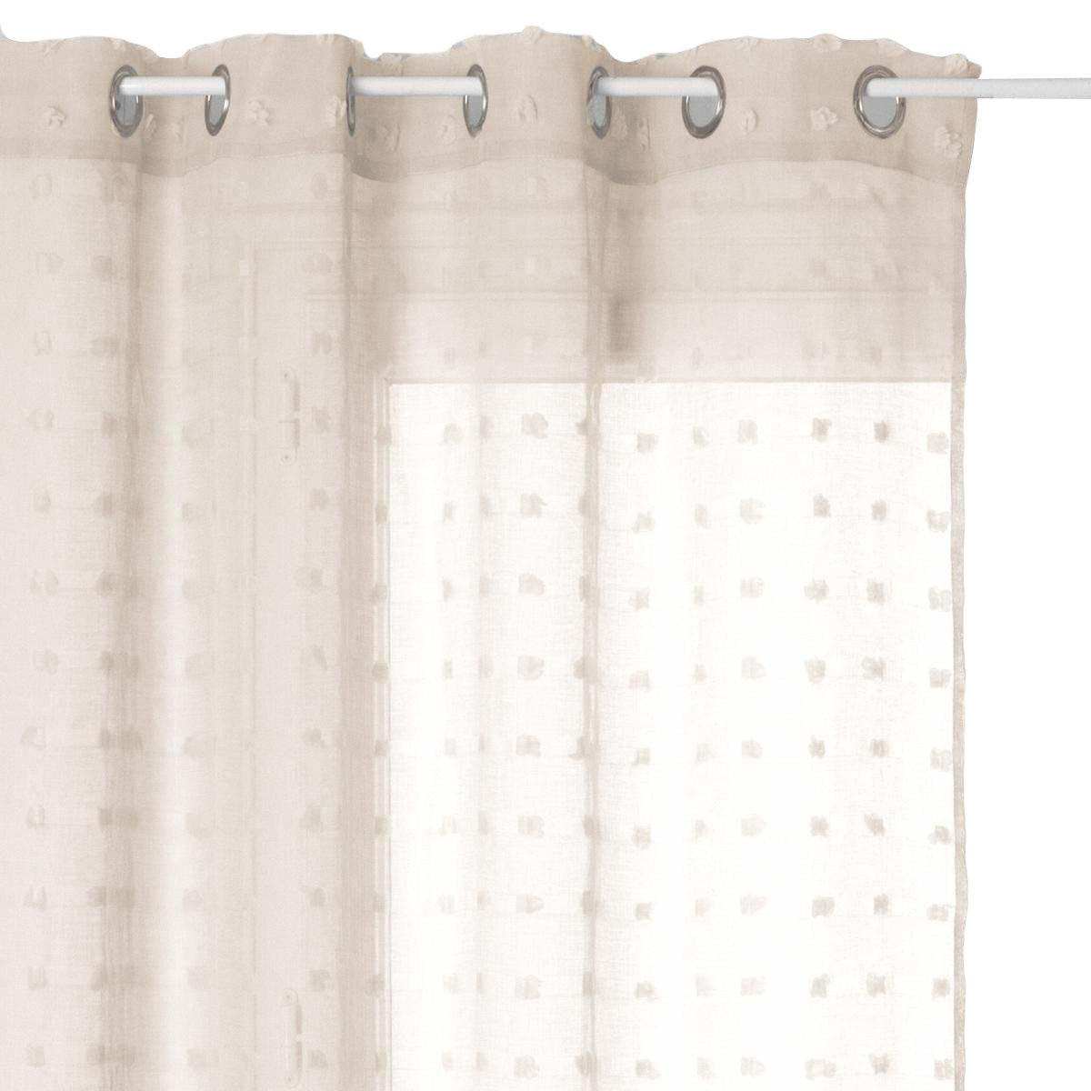 VORHANG auf Rädern mit Ornamenten 240/140/240 cm - Beige, Textil (140/240/240cm) - Atmosphera Createur d´interieur