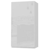 HÄNGESCHRANK Florence W4/50 Weiß / RAL 9003 signalweiß HG 50 / 32,5 / 96cm - Türanschlag rechts - Weiß Hochglanz/Weiß, Holz/Holzwerkstoff (50/96/32.5cm) - Feldmann-Wohnen