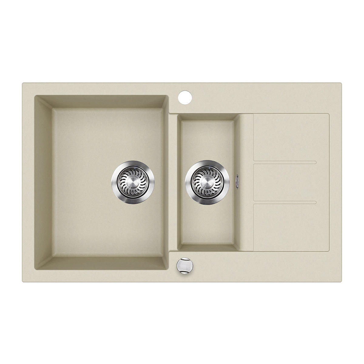 UMYVADLO Seattle Béžová - béžová, keramika (80/20/50cm) - Bergstroem