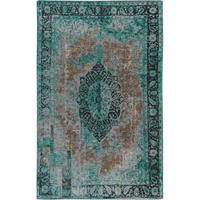 FLACHGEWEBETEPPICH Tosca Türkis 75x165 cm - Türkis, Textil (75/165cm) - benuta Pop