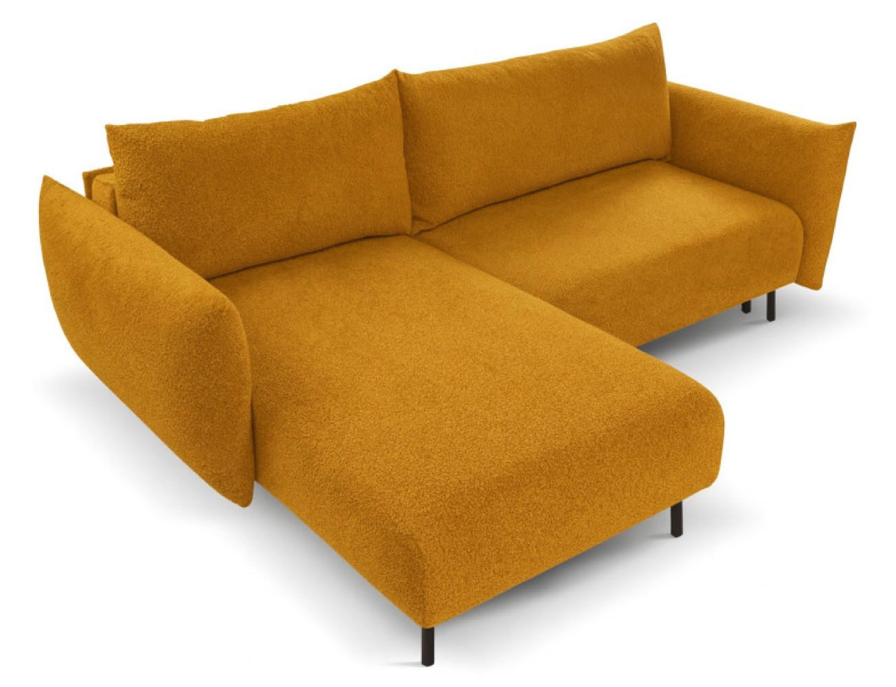 ECKSOFA Orange DELI Mit Schlaffunktion Links - Orange, Textil (257/171cm) - Sepro Meble