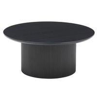COUCHTISCH ADELINA - Dark Oak - Schwarz, Holz (90/90/40cm) - Home Deluxe