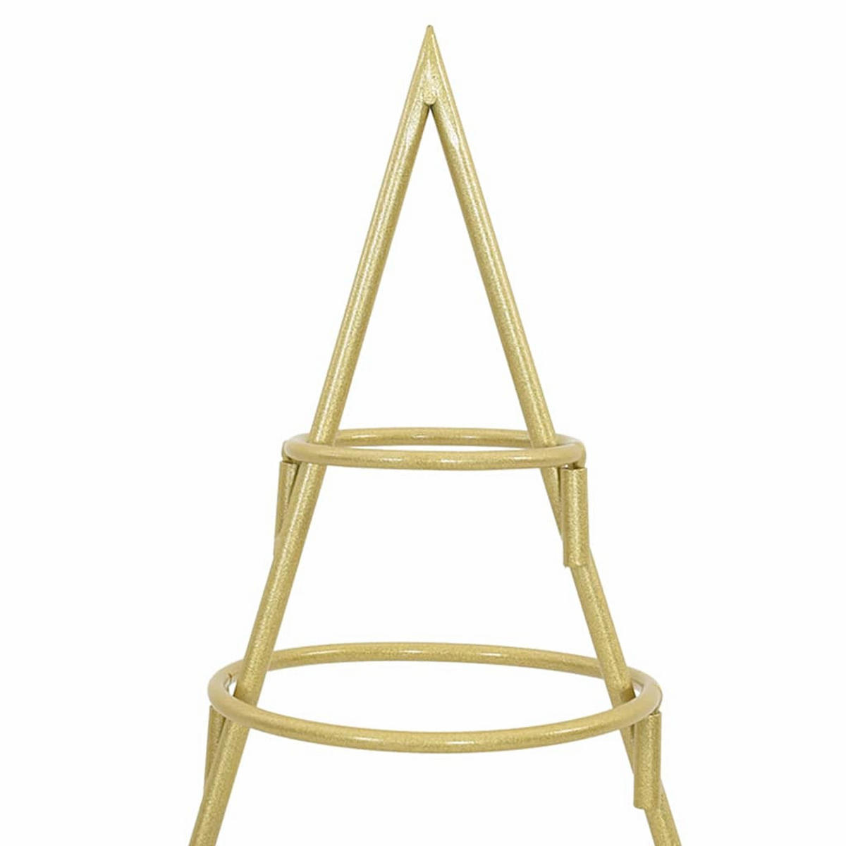 WEIHNACHTSBAUM Metall Gold 90 Cm Pulverbeschichteter Stahl - Goldfarben, Metall (90cm) - vidaXL