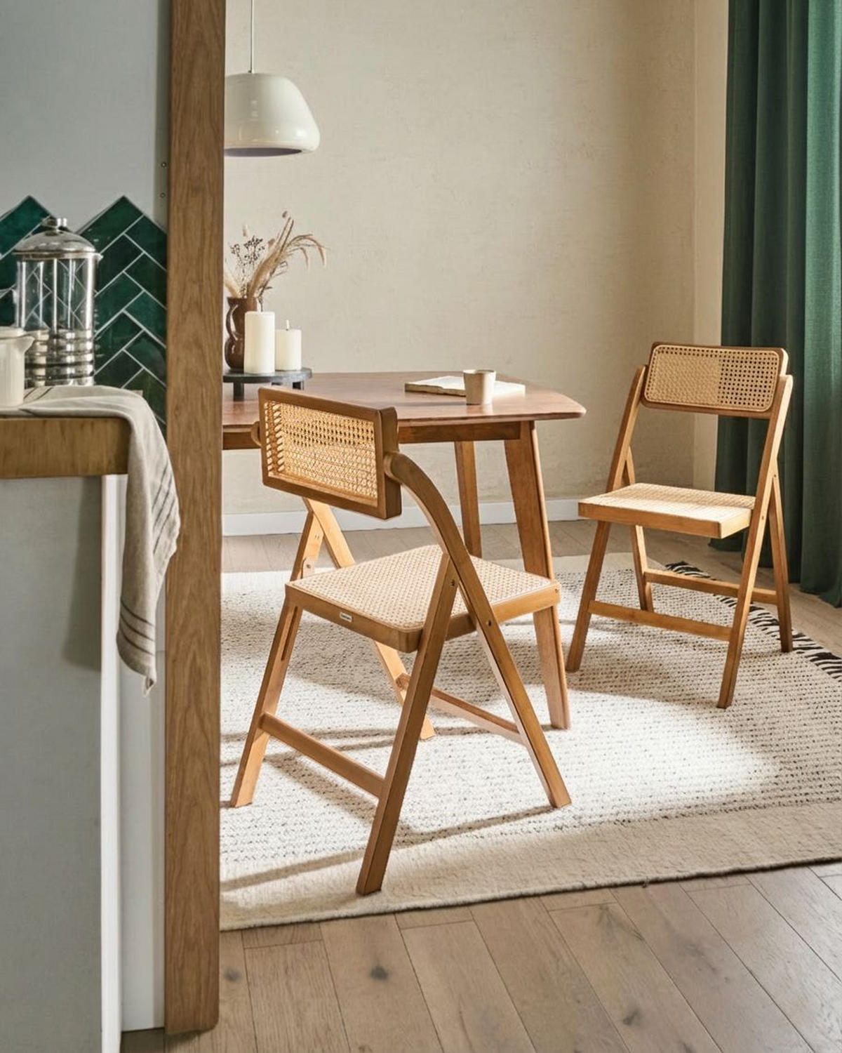ESSZIMMERSTUHL Braun Modane - Beige/Braun, Holz (45/83/54cm) - Beliani
