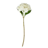 KUNSTBLUME Florista Hortensie - Weiß, Kunststoff (63cm) - Butlers