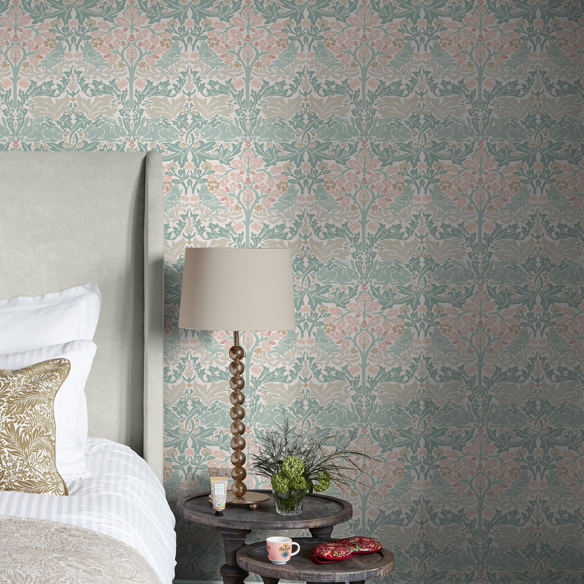 TAPETE Brother Rabbit - Blau, Papier/Kunststoff (52/1000cm) - Graham & Brown