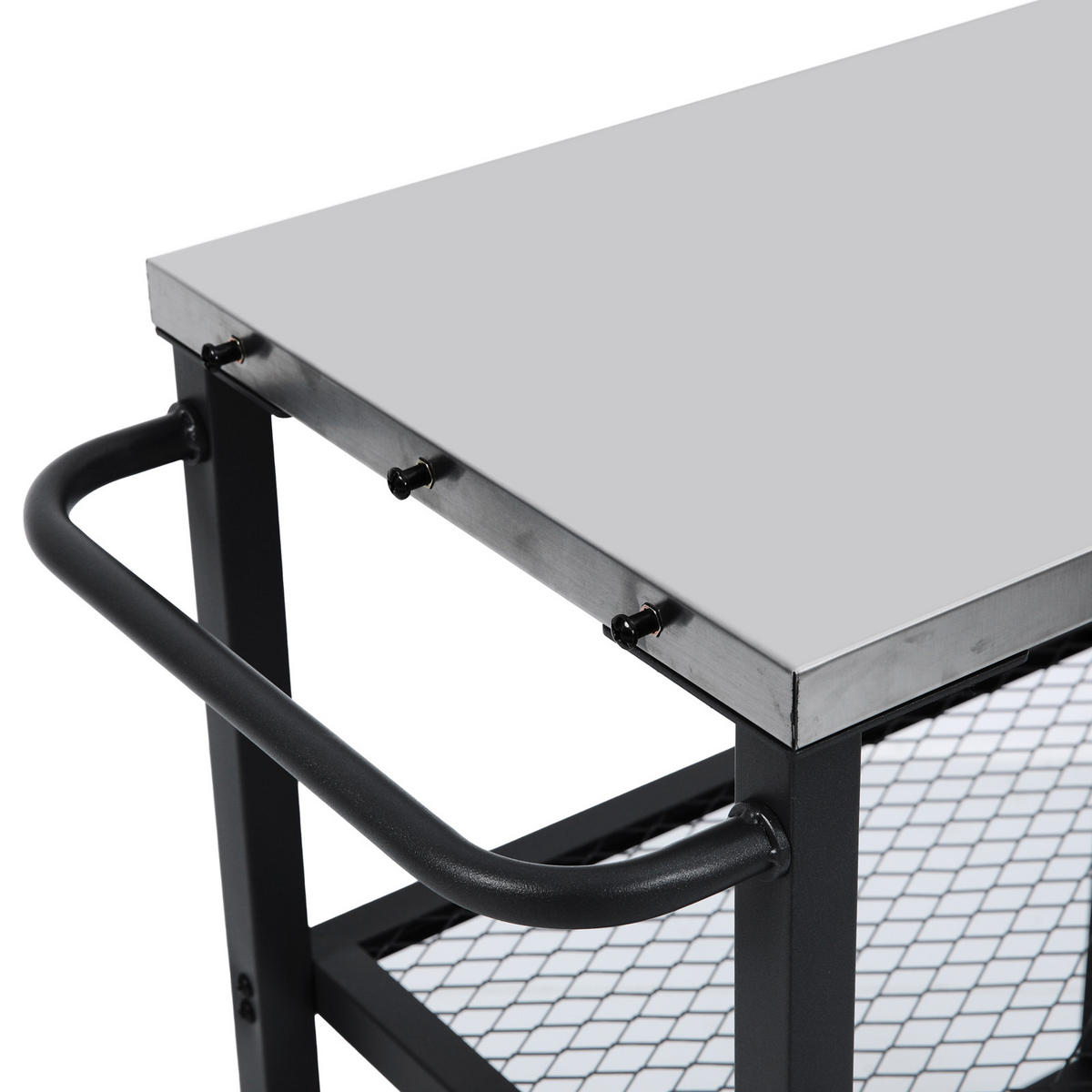 GRILLWAGEN NETIS - Schwarz, Metall (41/72/81cm) - TAINO