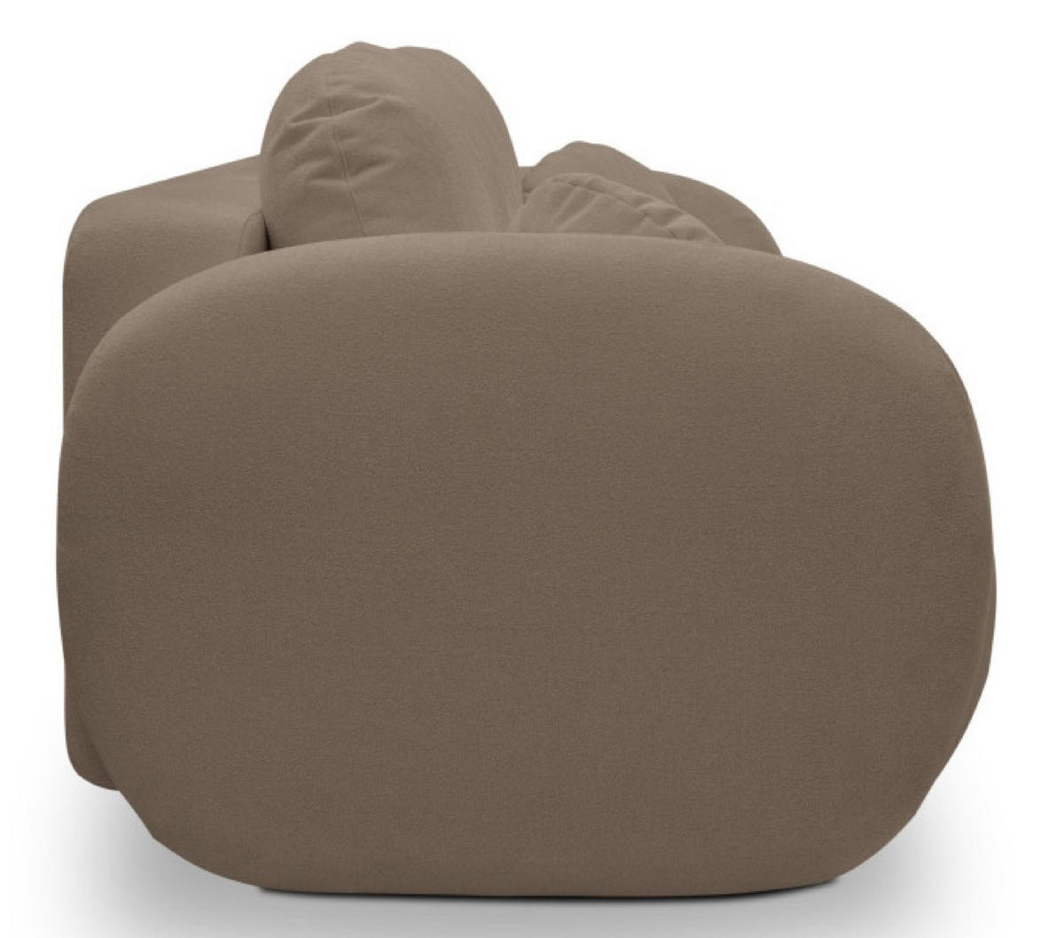 SITZSOFA Caffe Latte LIO Mit Schlaffunktion Sicuro - Beige, Textil (238/86.5/101cm) - Sepro Meble