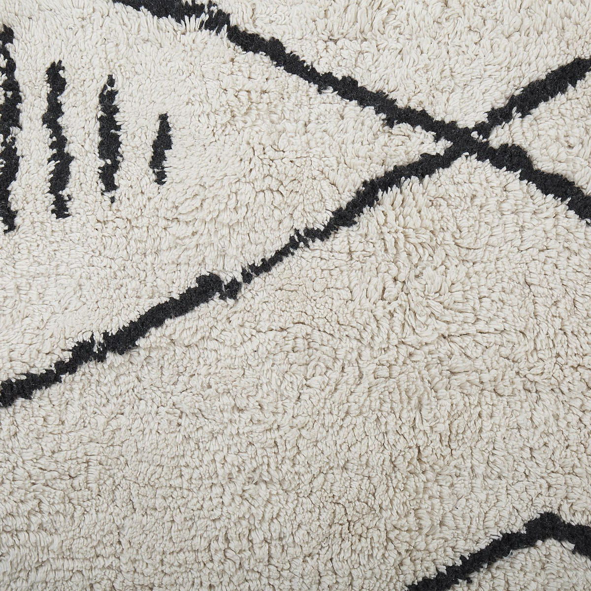 KURZFLOR-TEPPICH Kebir 230/160 cm - Weiß, Textil (160/230cm) - Beliani
