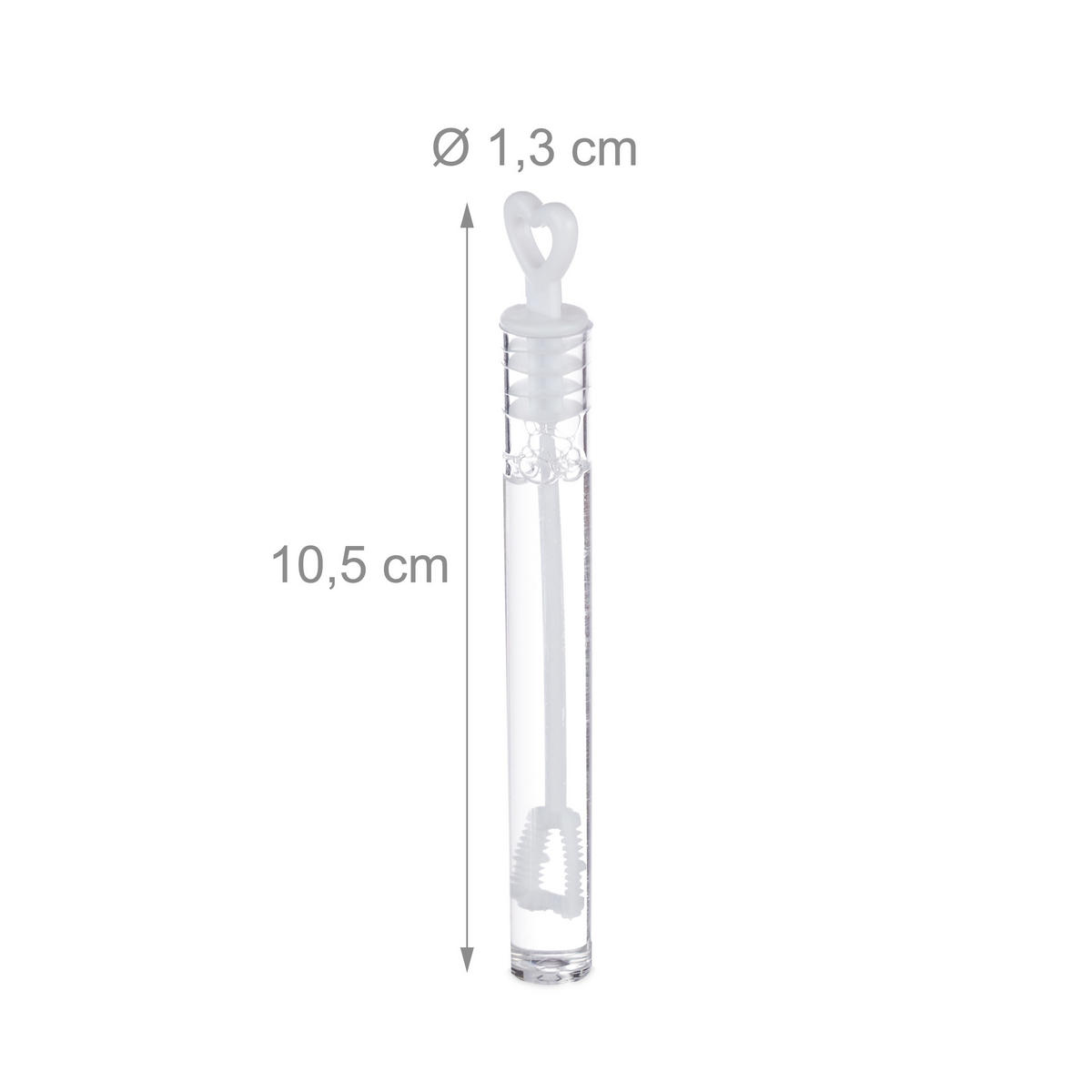 SVADOBNÉ mydlové bubliny - viacfarebná, plast (1.3/10.5/1.3cm) - Relaxdays