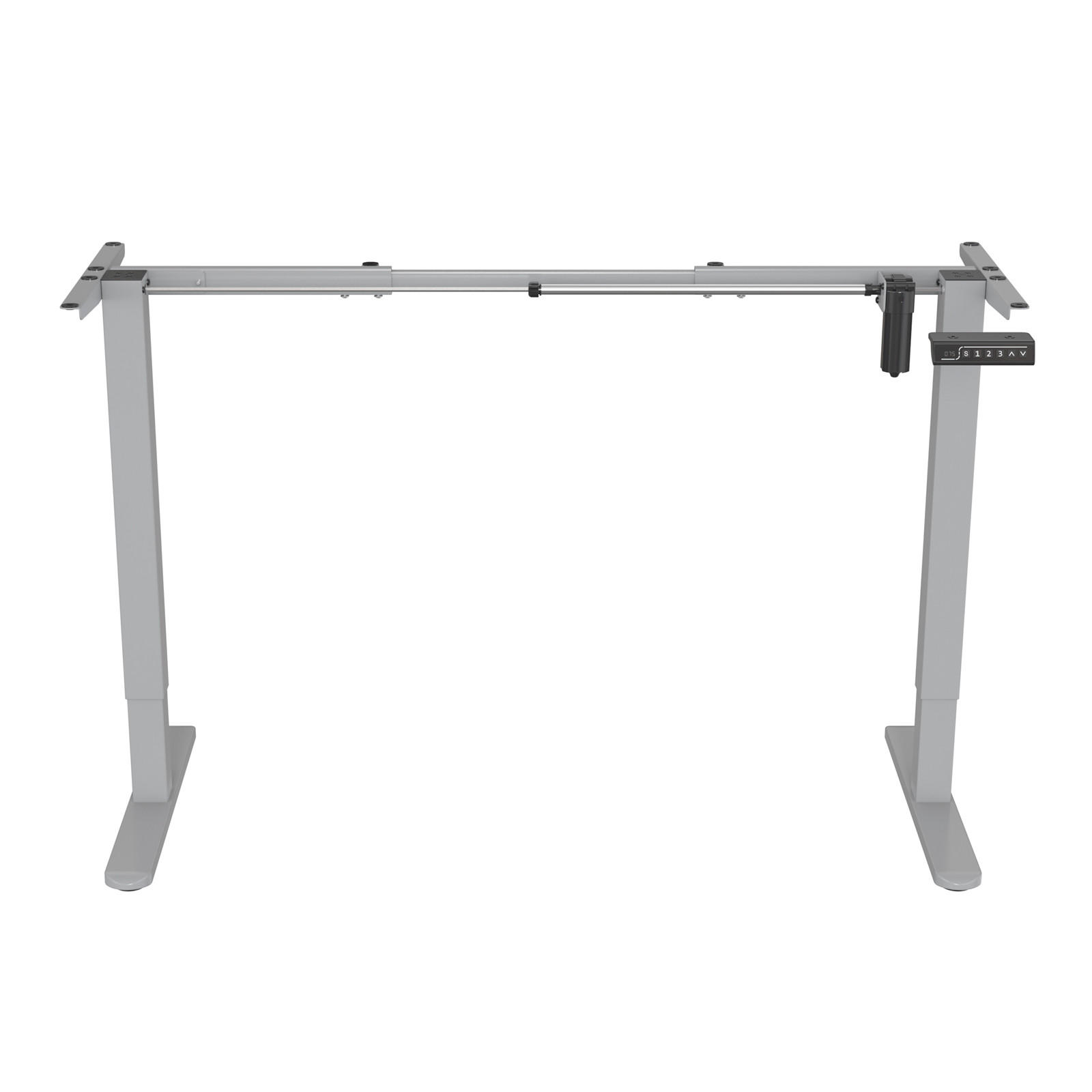 SCHREIBTISCHGESTELL Jiri Grau - Grau, Metall (58.5/135/118cm) - SVITA
