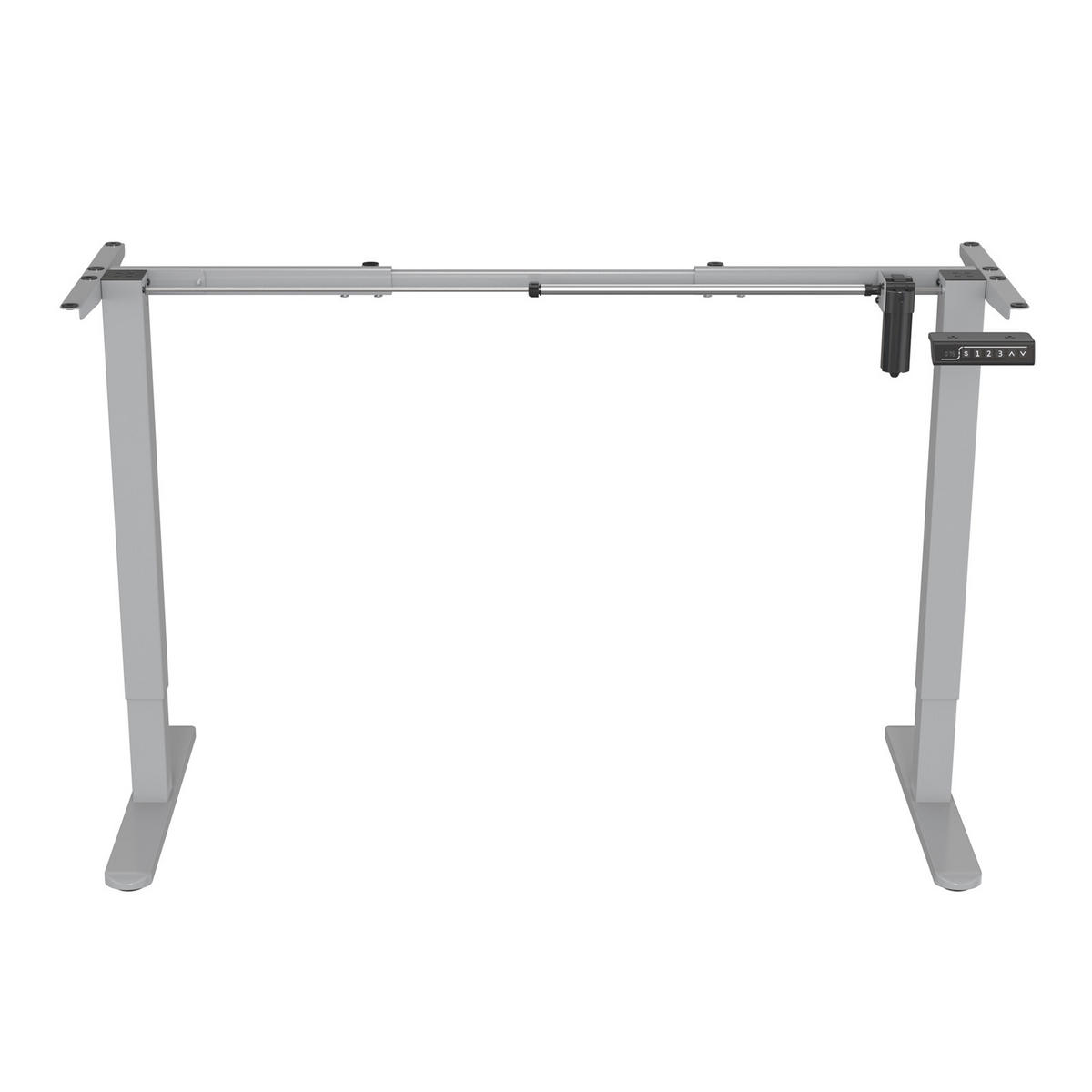 SCHREIBTISCHGESTELL Jiri Grau - Grau, Metall (58.5/135/118cm) - SVITA