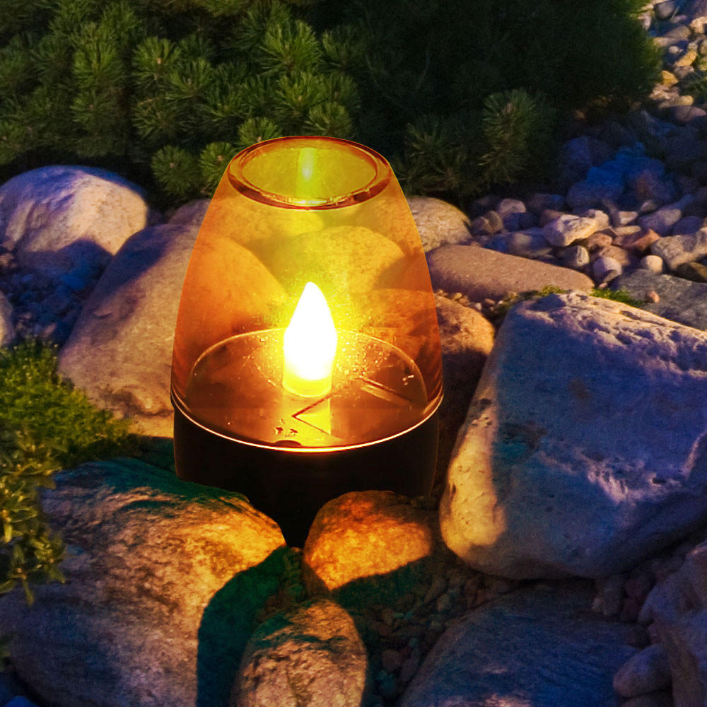 Thumbnail - Led, Grau, Metall, Kunststoff, 6x9x6 cm, Lampen & Leuchten, Außenbeleuchtung, Außenleuchten