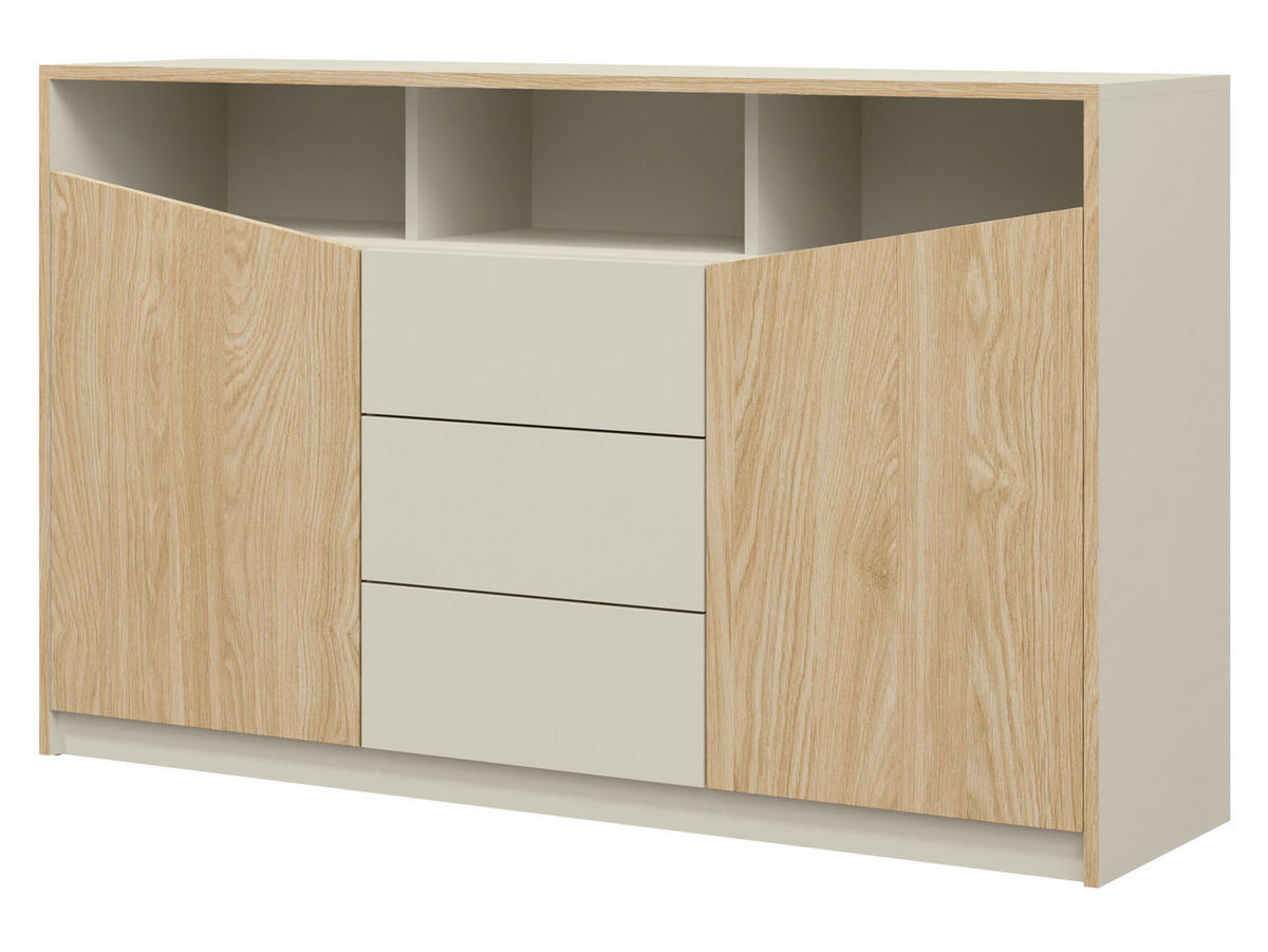 SIDEBOARD Aston 03 - Eichefarben/Beige, Holzwerkstoff (150/91/41cm) - MIRJAN24