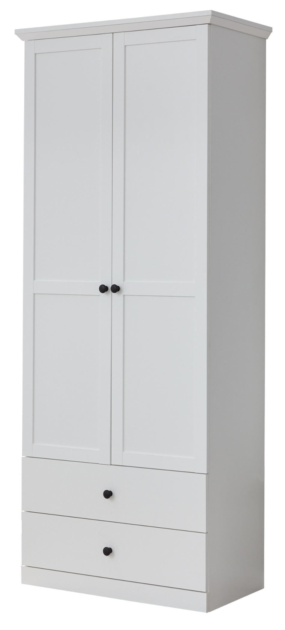 Top.Furn Garderobenschrank Weiß 81x196x41 cm