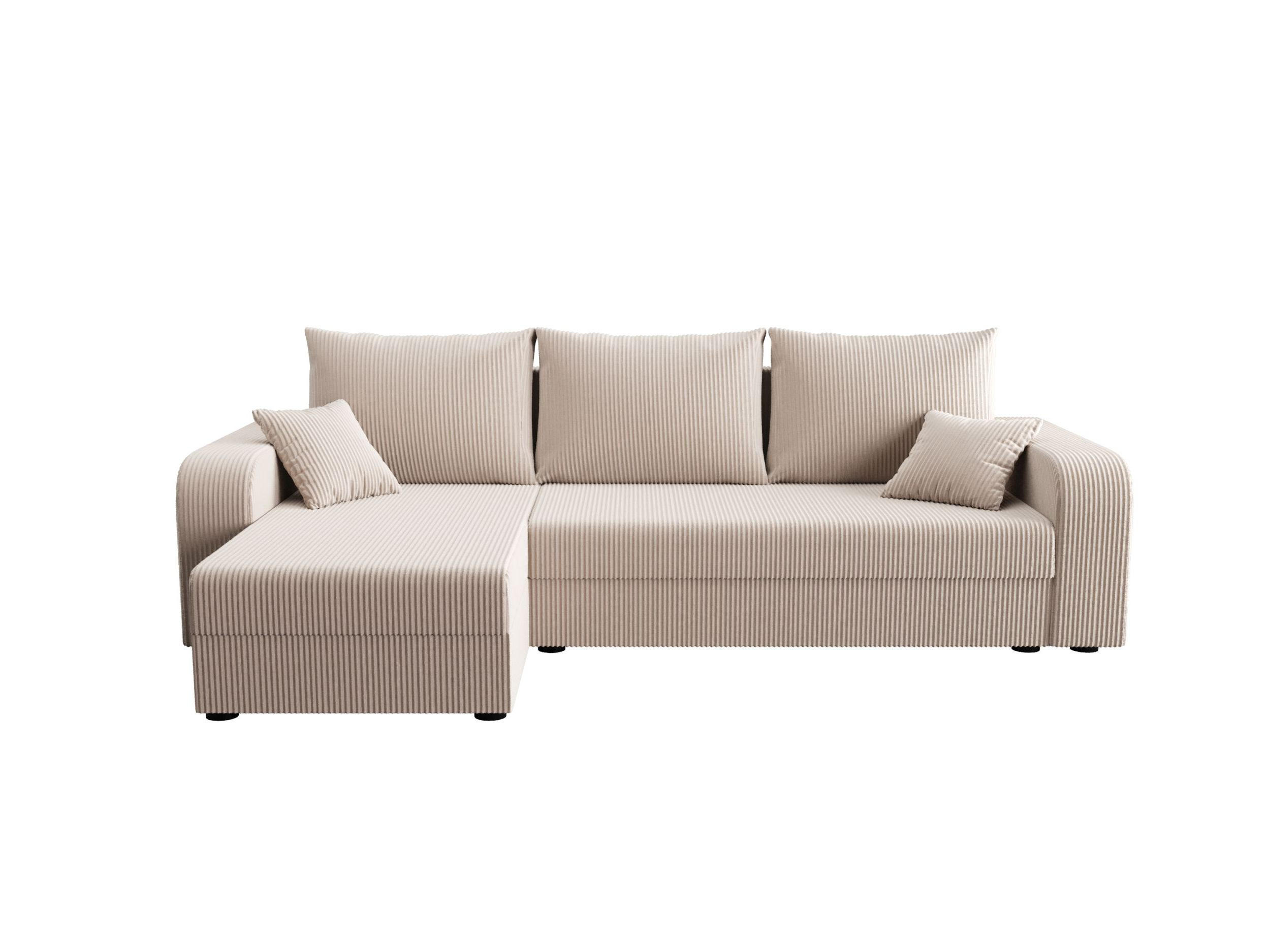 ECKSOFA HEWLET L BIS Zoom 1 Links mit Schlaffunktion - Beige, Textil (240/140cm) - Bedante