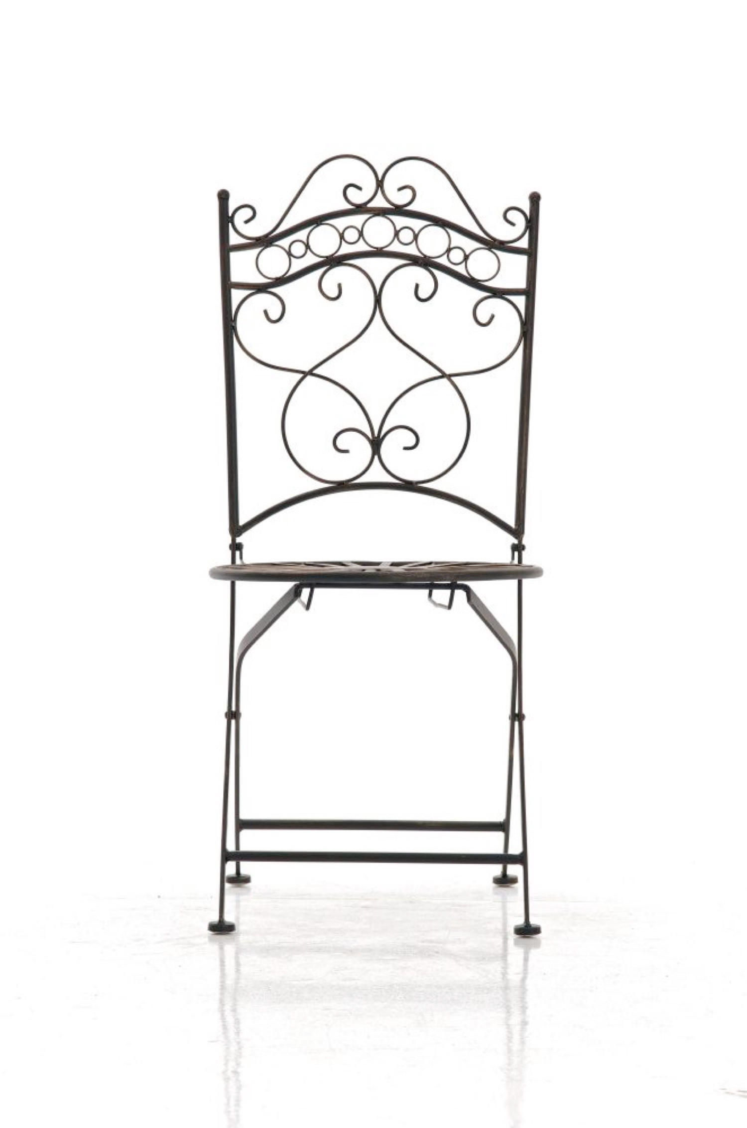 GARTENSTUHL Indi bronze - Braun, Metall (40/92/50cm) - TPFGarden