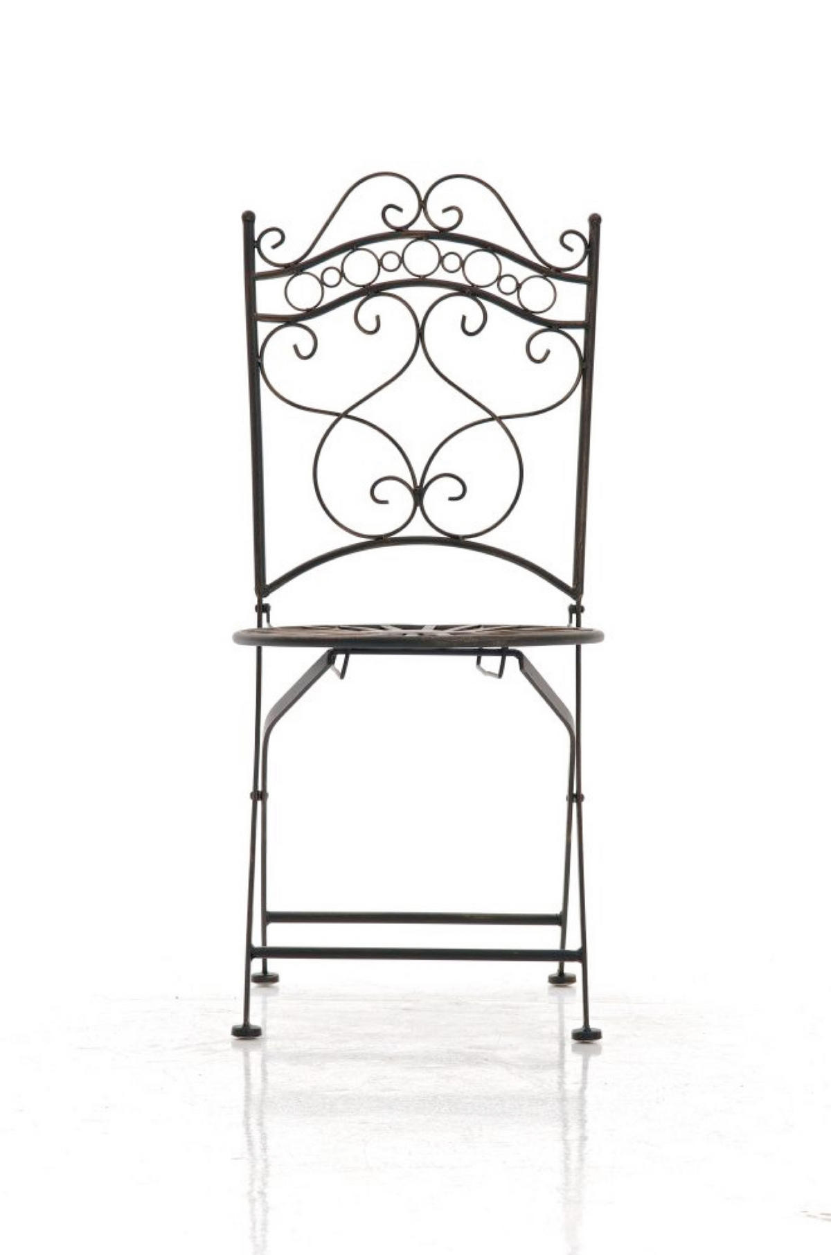 GARTENSTUHL Indi bronze - Braun, Metall (40/92/50cm) - TPFGarden