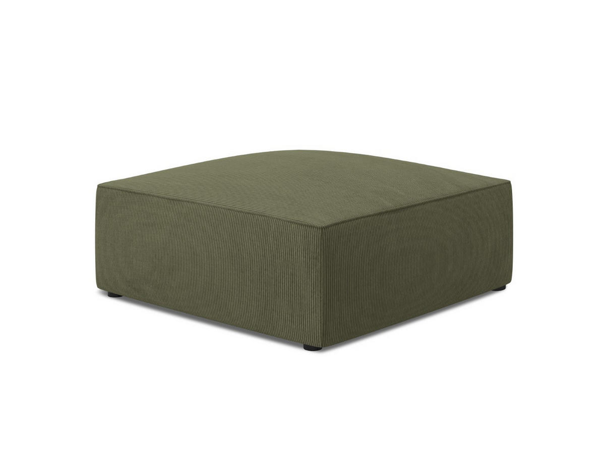 POUF Ruby aus Cord grün - Grün, Textil (93/40/93cm) - Micadoni