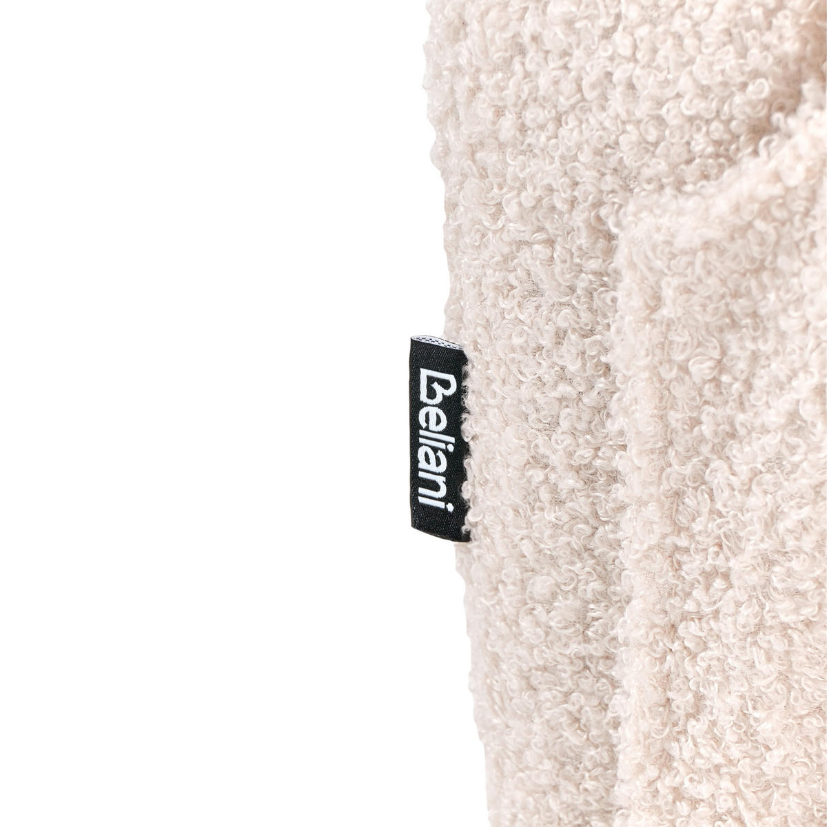 KINDERSCHAUKELSTUHL Bouclé Hellbeige Norby - Beige, Textil (54/71/70cm) - Beliani