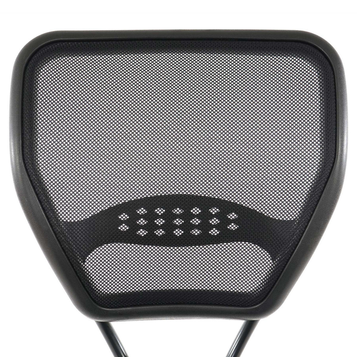 PROFI-BÜROSTUHL STOFF/TEXTIL Schwarz - Schwarz, Textil (72/110/60cm) - MCW