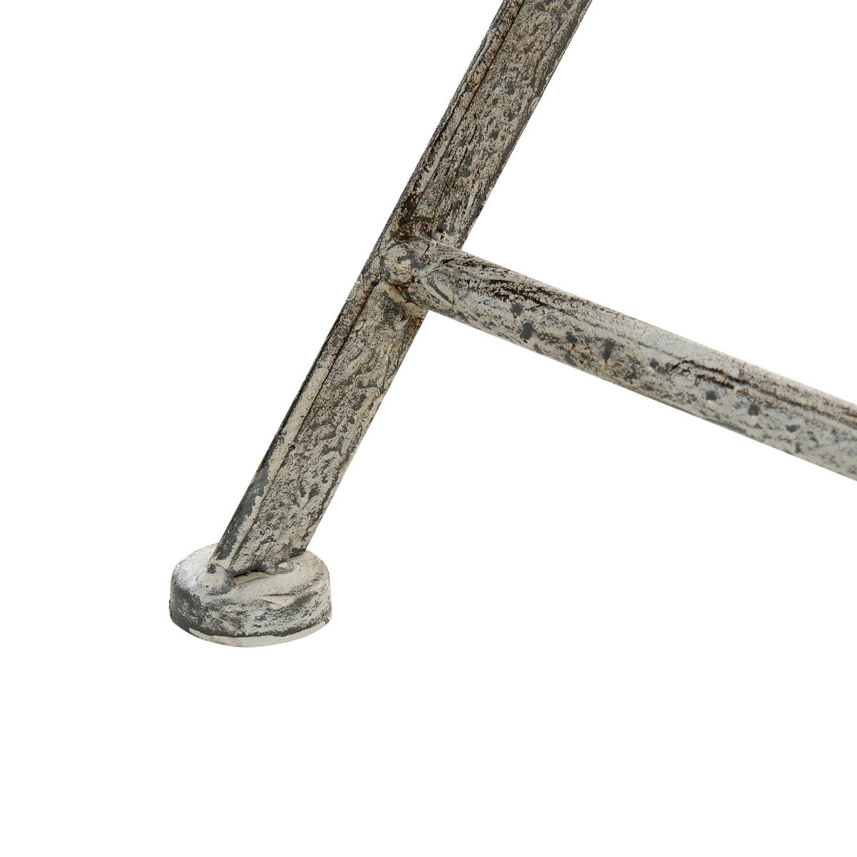 GARTENSTUHL 2er-Set Grau Nurra - Grau, Metall (42/92/47cm) - Beliani