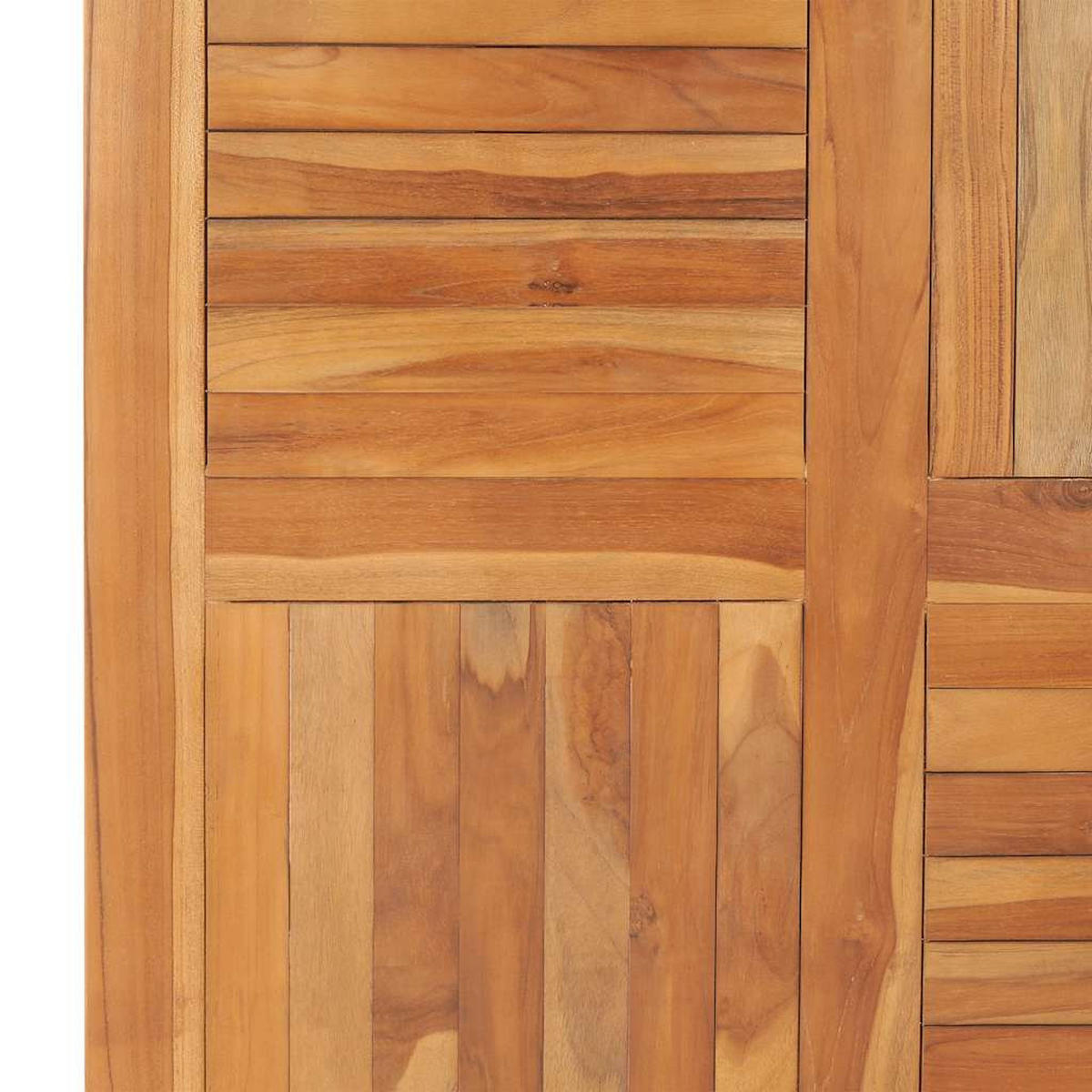 TISCHPLATTE Massivholz Teak Quadratisch 90/90/2,5 Cm - Braun, Holz (90/90/2.5cm) - vidaXL