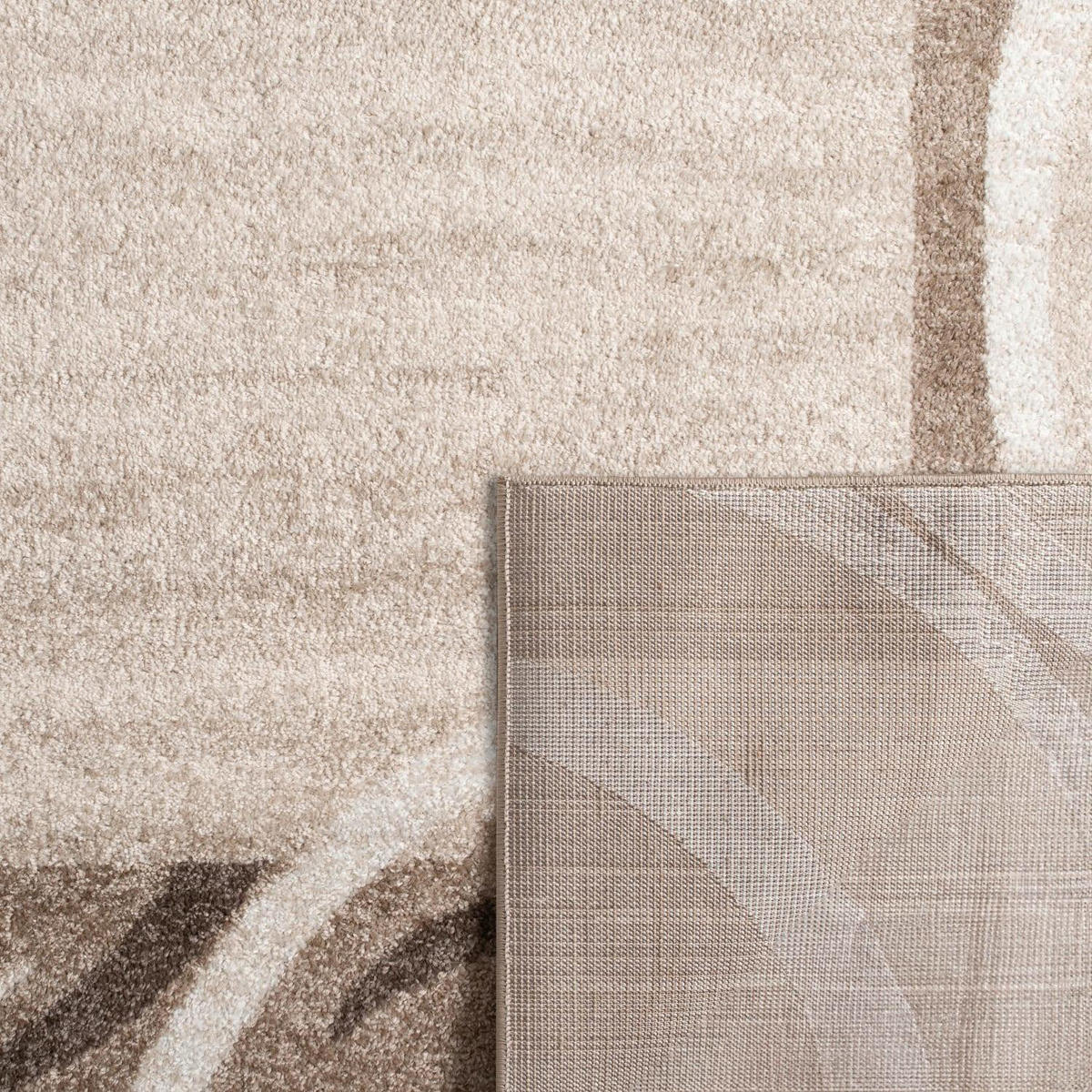 KURZFLOR-TEPPICH SINAI 059 BRAUN 60X100 - Braun, Kunststoff (60/100cm) - Paco Home