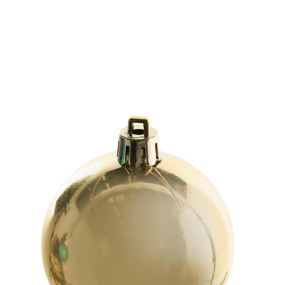 WEIHNACHTSKUGEL 100er Set Bunt Vanern - Goldfarben/Multicolor, Kunststoff (6/7/6cm) - Beliani