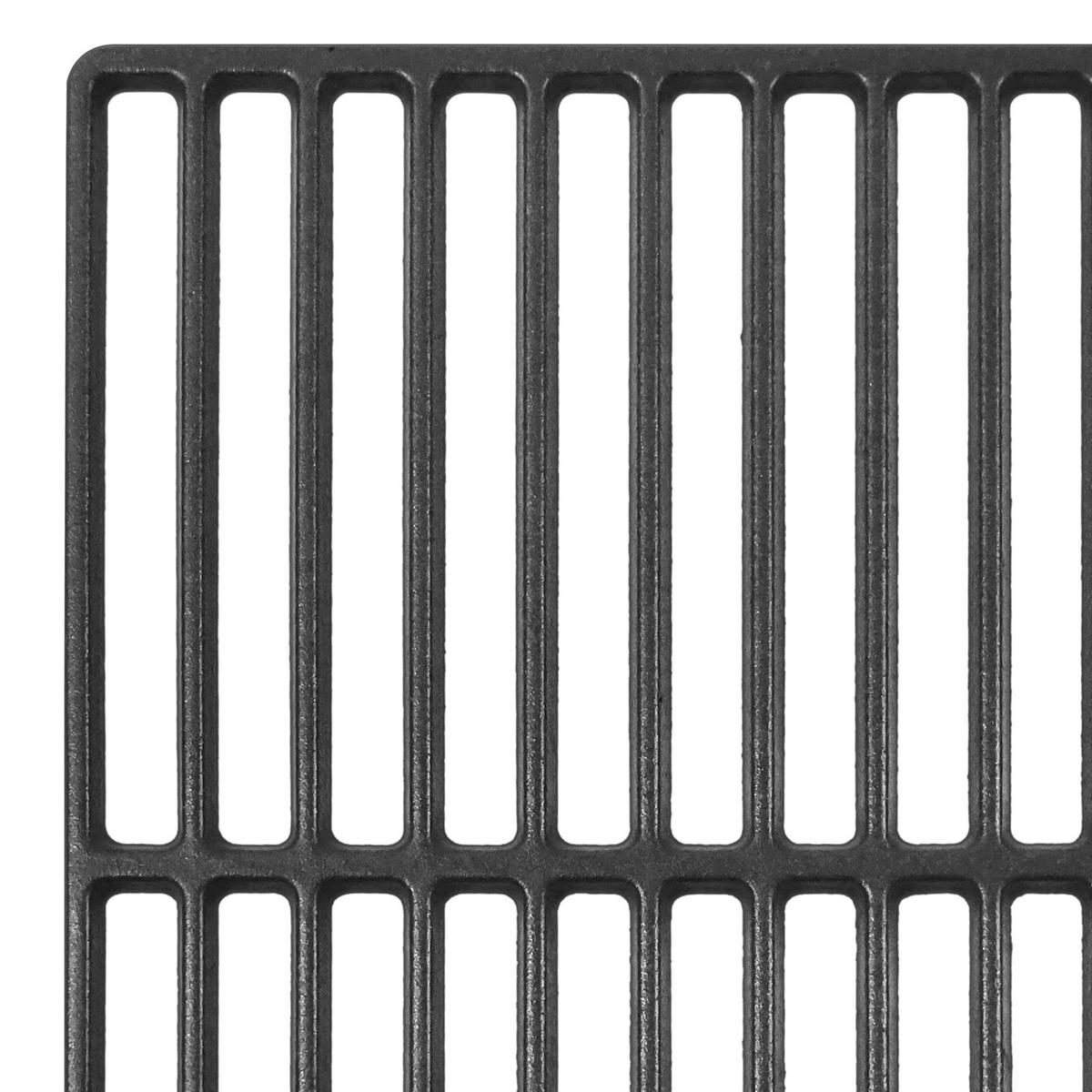 GRILLROST BRANDO 6+1 Gusseisen - Schwarz, Metall (77/34cm) - TAINO