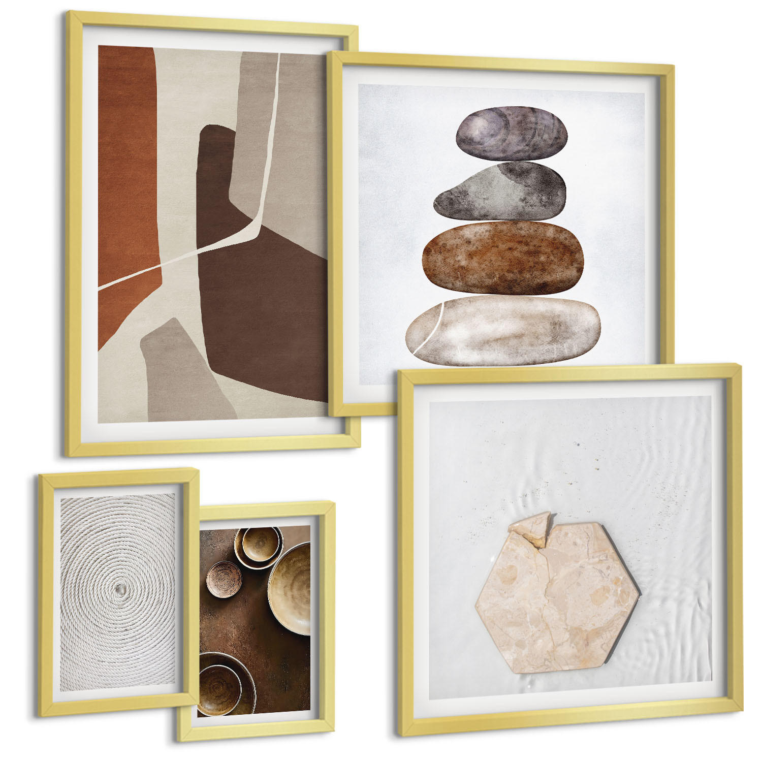 Tulup Bilder Gold 40x60 cm
