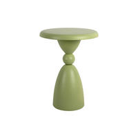 BEISTELLTISCH Folly Outdoor 34/34/46 cm - Grün, Metall (34/34/46cm) - Leitmotiv