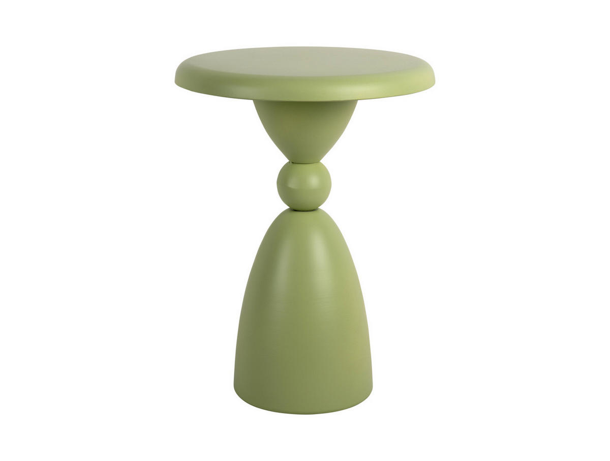 BEISTELLTISCH Folly Outdoor 34/34/46 cm - Grün, Metall (34/34/46cm) - Leitmotiv