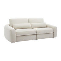 SOFA 3-Sitzer - Stoff - Beige - GUSANA - Beige, Textil (233/91/110cm) - Vente-Unique