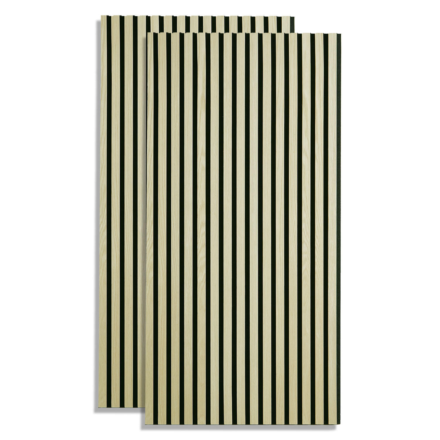 AKUSTIKPANEEL 60/120 cm 2 er-Set Creme - Creme, Holz (60/120/3cm) - Homestyle4u