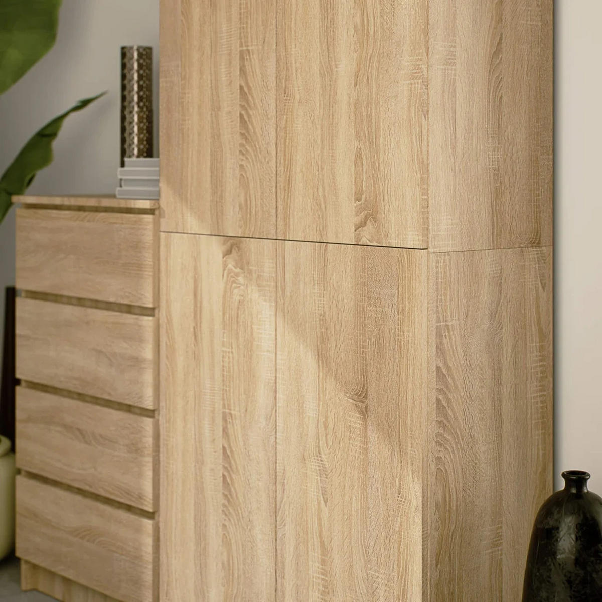STANDREGAL Eiche Sonoma 180/80/35 - Sonoma Eiche, Holzwerkstoff (80/180/35cm) - RAUMHIRSCH FURNITURE