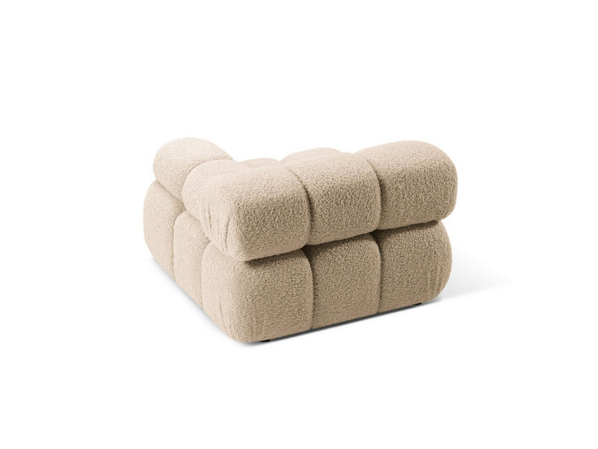 MODUL rechts Bellis aus Boucle sandfarben - Sandfarben, Textil (94/70/94cm) - Micadoni