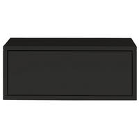 NACHTTISCH hängend Framme Schwarz, 50 cm - Schwarz, Holzwerkstoff (50/20.8/36cm) - Selsey