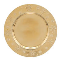 UNTERTELLER Weihnachten Ø 33 cm - Goldfarben, Kunststoff (33cm) - Atmosphera Createur d´interieur